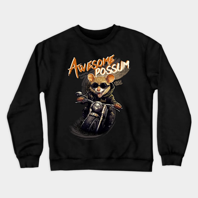 Awesome Possum Crewneck Sweatshirt by Fresh! Printsss ™